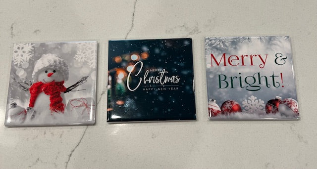 6 Christmas Magnets