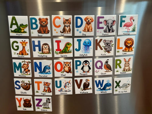 ABC Animal Alphabet Magnets